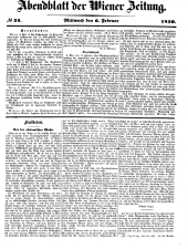 Wiener Zeitung 18500206 Seite: 11