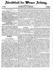 Wiener Zeitung 18500209 Seite: 15