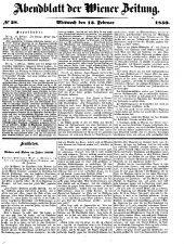 Wiener Zeitung 18500213 Seite: 11