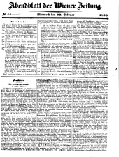 Wiener Zeitung 18500220 Seite: 13