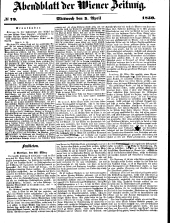 Wiener Zeitung 18500403 Seite: 13