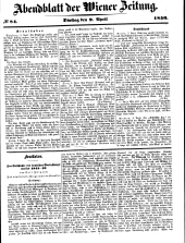 Wiener Zeitung 18500409 Seite: 19