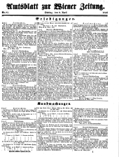 Wiener Zeitung 18500409 Seite: 23