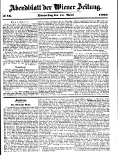 Wiener Zeitung 18500411 Seite: 21