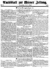 Wiener Zeitung 18500411 Seite: 25