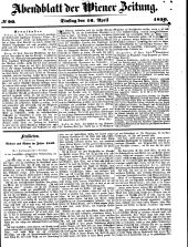 Wiener Zeitung 18500416 Seite: 21