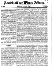 Wiener Zeitung 18500417 Seite: 13