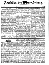 Wiener Zeitung 18500418 Seite: 21