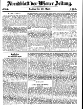 Wiener Zeitung 18500419 Seite: 13