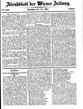 Wiener Zeitung 18500511 Seite: 15