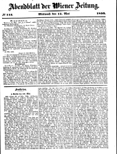 Wiener Zeitung 18500515 Seite: 15