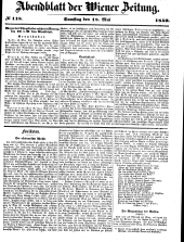 Wiener Zeitung 18500518 Seite: 19