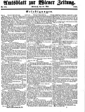 Wiener Zeitung 18500522 Seite: 15