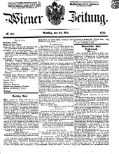 Wiener Zeitung 18500525 Seite: 1