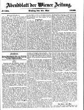 Wiener Zeitung 18500528 Seite: 17