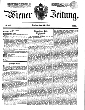 Wiener Zeitung 18500531 Seite: 1