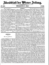 Wiener Zeitung 18500605 Seite: 11