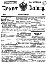 Wiener Zeitung 18500611 Seite: 1