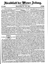 Wiener Zeitung 18500613 Seite: 17