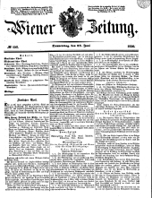 Wiener Zeitung 18500627 Seite: 1