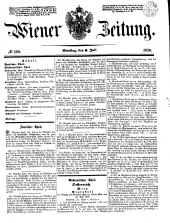 Wiener Zeitung 18500706 Seite: 1