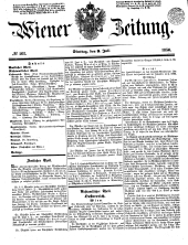 Wiener Zeitung 18500709 Seite: 1