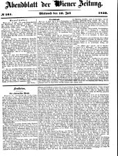 Wiener Zeitung 18500710 Seite: 13