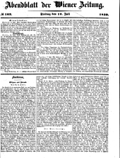 Wiener Zeitung 18500712 Seite: 11