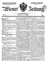 Wiener Zeitung 18500804 Seite: 1