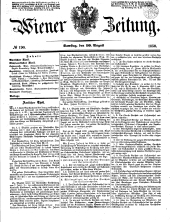 Wiener Zeitung 18500810 Seite: 1