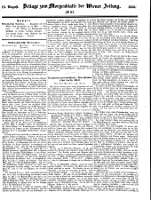 Wiener Zeitung 18500813 Seite: 13