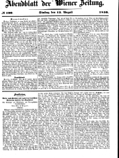 Wiener Zeitung 18500813 Seite: 17