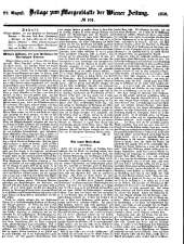 Wiener Zeitung 18500822 Seite: 13