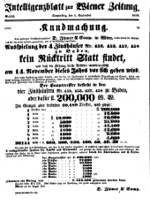 Wiener Zeitung 18500905 Seite: 29