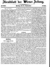 Wiener Zeitung 18500906 Seite: 11