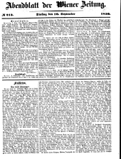 Wiener Zeitung 18500910 Seite: 17