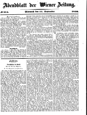 Wiener Zeitung 18500911 Seite: 13