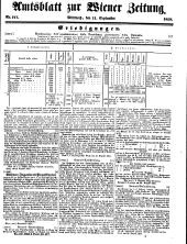 Wiener Zeitung 18500911 Seite: 17