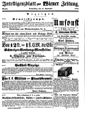 Wiener Zeitung 18500919 Seite: 29