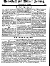 Wiener Zeitung 18500925 Seite: 21