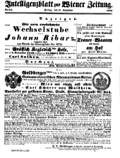 Wiener Zeitung 18500927 Seite: 27