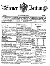 Wiener Zeitung 18501004 Seite: 1