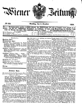 Wiener Zeitung 18501005 Seite: 1