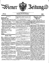 Wiener Zeitung 18501012 Seite: 1