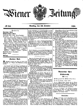 Wiener Zeitung 18501019 Seite: 1