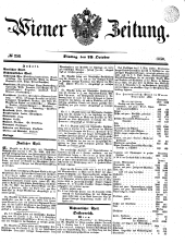 Wiener Zeitung 18501029 Seite: 1