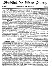 Wiener Zeitung 18501113 Seite: 11