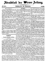 Wiener Zeitung 18501119 Seite: 17