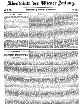 Wiener Zeitung 18501121 Seite: 19