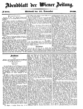 Wiener Zeitung 18501127 Seite: 13